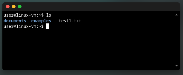 Simple `ls` command