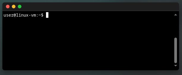 Terminal ready to use.